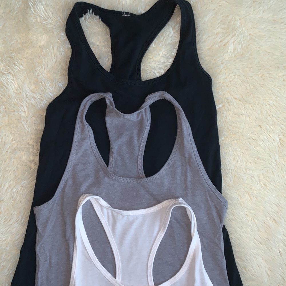 3 Racerback Gym Tops - Picture 2 of 4